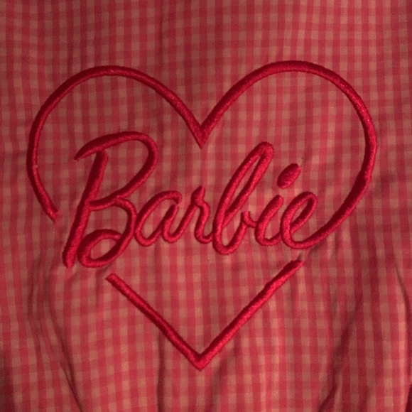 Barbie chuu Korean house dress. Pink and white gingham. Size small. - Picture 2 of 4